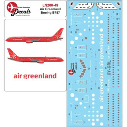 Lima November Decals 200-49 1/200 Air Greenland B757