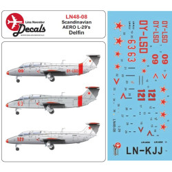 Lima November Decals 48-08 1/48 Scandinavian Aero L-29s