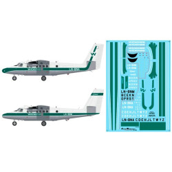 Lima November Decals 72-503 1/72 De Havilland Canada Dhc-6 Twin Otter Wideroe Part 1