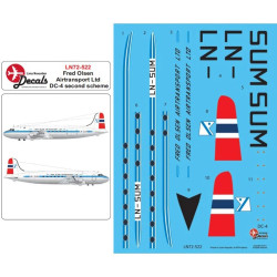 Lima November Decals 72-522 1/72 Fred Olsen Last Cs Dc-4