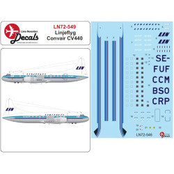Lima November Decals 72-550 1/72 Nor-fly Convair Cv440
