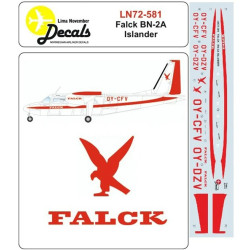 Lima November Decals 72-581 1/72 Falck Bn-2a With Masks