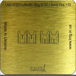 Lmg Ba-72027 1/72 Luftwaffe 50kg Sc50 8 Bomb Fins Thickness 0-1mm