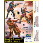 Master Box 35243 1/35 Road To Freedom Zombie Hunters Zombieland Series Kit No 3