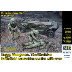 Master Box 35246 1/35 Buggy Mongoose. The Ukrainian Battlefield Evacuation Version With Crew Russian-ukrainian War Series.