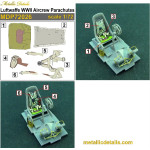 Metallic Details Mdp72026 1/72 Luftwaffe Wwii Aircrew Parachutes