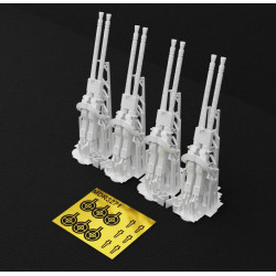 Metallic Details Mdr3271 1/32 Mg 131 Aircraft Machine Gun 4 Pcs