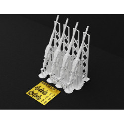 Metallic Details Mdr48306 1/48 Mg 131 Aircraft Machine Gun 4 Pcs