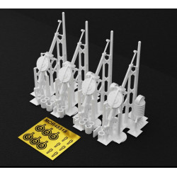 Metallic Details Mdr48318 1/48 7.62 Mm Degtyaryov Da Aircraft Machine Gun 4 Pcs