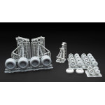 Metallic Details Mdr72128 1/72 Il-18 20 22 38 Landing Gears With Wheels Amodel Accessories Kit