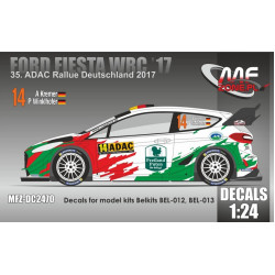 Mf-zone Dc2470 1/24 Ford Fiesta Wrc 17 A Kremer Adac Rallye Deutschland 2017 For Belkits