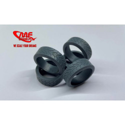 Mf-zone Tk2485 1/24 Pirelli Cinturato Wet Tyres For Belkits 5 Pcs Resin Set