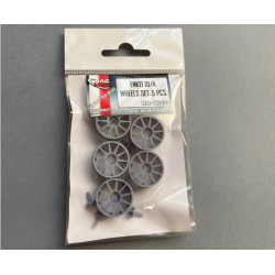 Mf-zone Tk2498 1/24 Enkei 10/4 Wheels 5 Pcs 3d Print Resin Kit