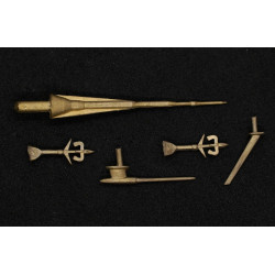 Mini World 4837a 1/72 Pitots Antennas For Mig-29 Fulcrum