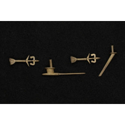 Mini World 4837b 1/72 Pitot Antennas For Mig-29 Fulcrum