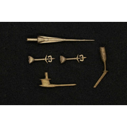 Mini World 7237a 1/72 Pitots Antennas For Mig-29 Fulcrum