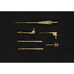 Mini World 7293 1/72 Pitots, Antennas And Cannon Barrels For Mig-23 Mld