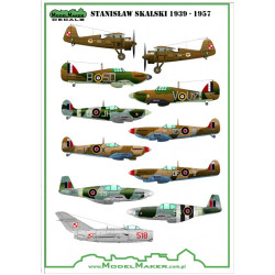Model Maker D48057 1/48 Stanislaw Skalski Planes