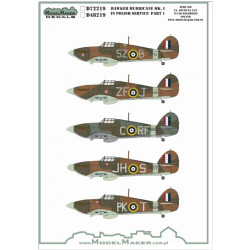 Modelmaker Md32219 1/32 Hawker Hurricane Mk.ii/Iv In Polish Service Part 1