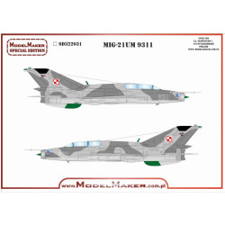 Model Maker Sd322031 1/32 Mig-21um 9311 Decal For Aircraft