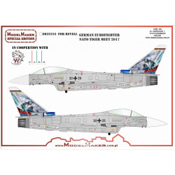 Model Maker Sd32233 1/32 German Eurofighter Nato Tiger Meet 2017 Decal For Aircraft