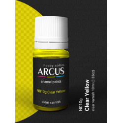 Arcus N010 Nitro Paints Clear Yellow Clear Varnish 10ml.