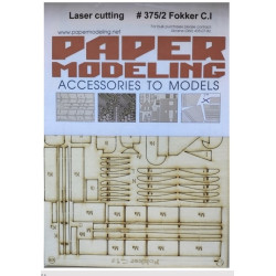 Orel 375/2 1/33 Fokker C.i Laser Cutting Model Kit