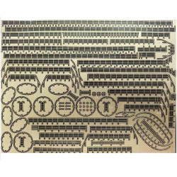 Orel397/1 1/200 Photo-etched For Paper Model Furst Bismarck