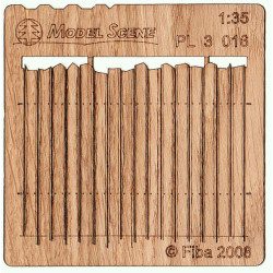 Model Scene Pl3-016 1/35 Wooden Fence Irregular Cut I Diorama Accessories Kit
