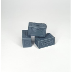 Pimp My Miniatures 16s-064 1/16 Us 50 Cal Ammo Boxes 6 Pcs