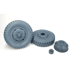 Pimp My Miniatures 16s-069 1/16 M3 Halftrack Front Wheels Weighted Type 1