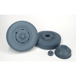 Pimp My Miniatures 16s-071 1/16 M3 Halftrack Front Wheels Weighted Type 3