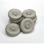 Pimp My Miniatures Afvs35-027 1/35 M26 Dragon Wagon Road Wheels Weighted With Trailer Wheels