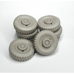 Pimp My Miniatures Afvs35-027 1/35 M26 Dragon Wagon Road Wheels Weighted With Trailer Wheels