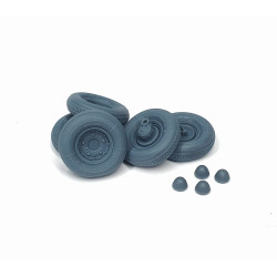 Pimp My Miniatures Afvs35-058 1/35 Vw Kubelwagen Ballon Road Wheels Weighted Type 1