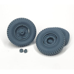 Pimp My Miniatures Afvs35-170 1/35 Sd.kfz 251 Front Wheels With Spare Weighted Late Version