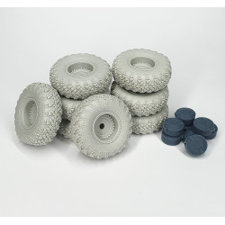 Pimp My Miniatures Afvs35-226 1/35 Btr-80 Btr-80a Apc Road Wheels For Trumpeter