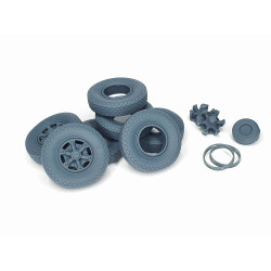 Pimp My Miniatures Afvs35-228 1/35 Lancia 3ro Road Wheels Set With Spare Type 2