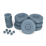 Pimp My Miniatures Afvs35-242 1/35 Dukw Road Wheels Set Weighted With Spare For Italeri