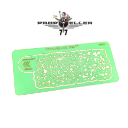 77propeller Prp042 Airbrush Template Airbrush Stencils For Spraying Fine Details 77propeller Prp042 Airbrush Template Airbrush Stencils For Spraying Fine Details