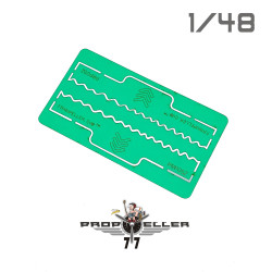 77propeller Prp052 1/48 Bf 109 Leading Edge Wavelet Template 77propeller Prp052 1/48 Bf 109 Leading Edge Wavelet Template
