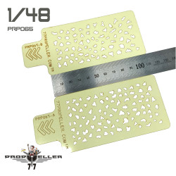 77propeller Prp065 1/48 Italian Aircraft Camouflage Airbrush Template 2 Pcs 77propeller Prp065 1/48 Italian Aircraft Camouflage Airbrush Template 2 Pcs
