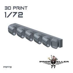 77propeller Prp791 1/72 Exhaust Iljusin Il 2 For Smer Kit Resin Kit