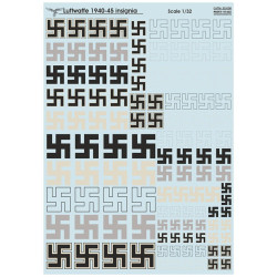 Print Scale 32-036 1/32 1940-45 Insignia Accessories