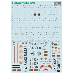 Print Scale 72-530 1/72 Fiat Aeritalia G 91