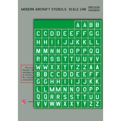 Print Scale PSM48001 1/48 Mask for painting Modern Aircraft Stencils