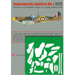 Print Scale PSM72008 1/72 Mask for Supermarin Spitfire Mk.1 Military aircraft