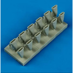 Quickboost 32143 1/32 Spitfire Mk Viii Exhaust Fishtail Accessories For Aircraft