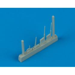 Quickboost 48129 1/48 Su-27 Flanker B Antennas Accessories For Aircraft