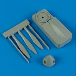 Quickboost 48400 1/48 Hawker Hurricane De Havilland Propeller W/Tool Hasegawa